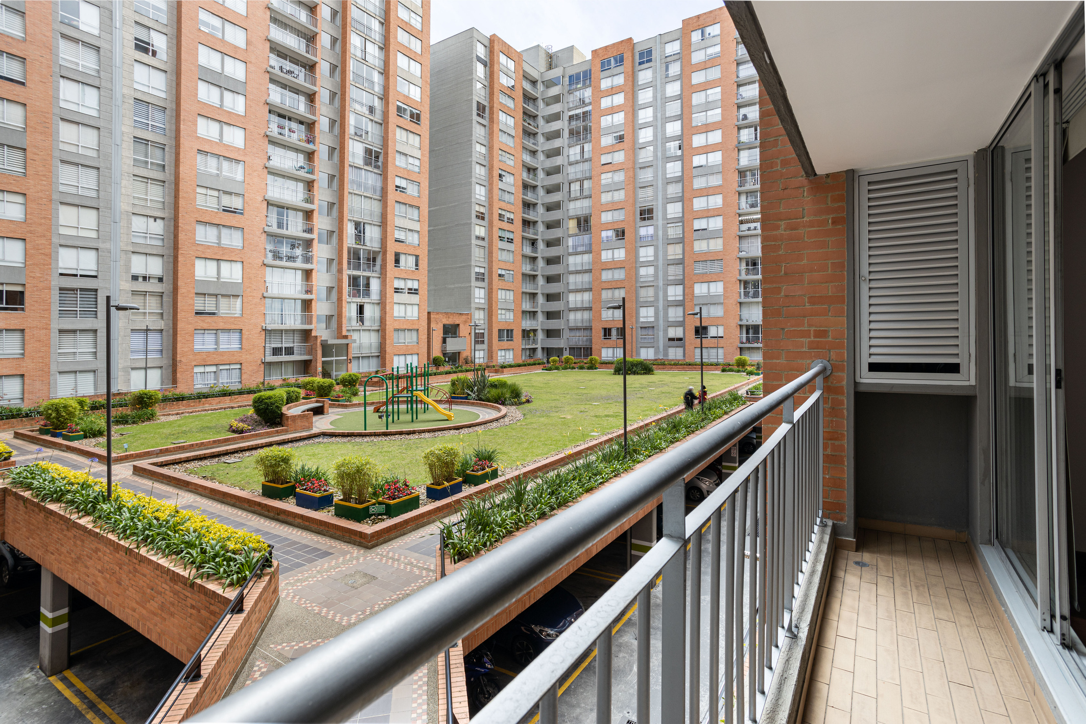 Playground and Apartment Buildings